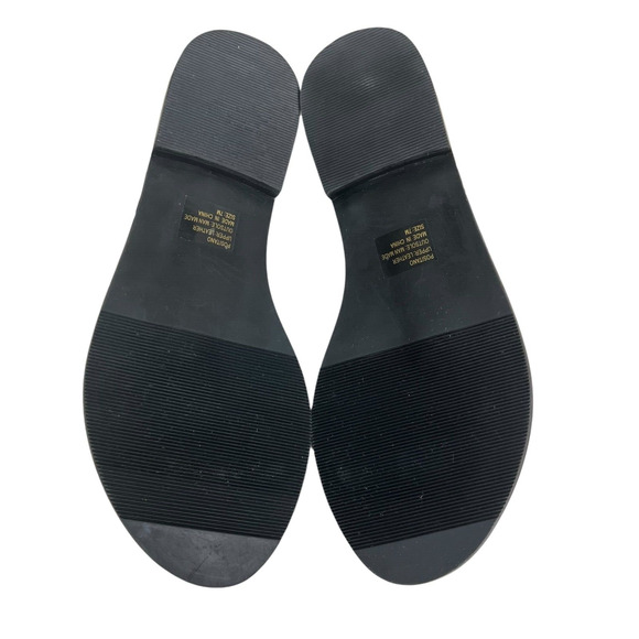 Matisse Amuse Society Womens Positano Sandals Thong Black Leather Lace Up Size 7 - Picture 8 of 8